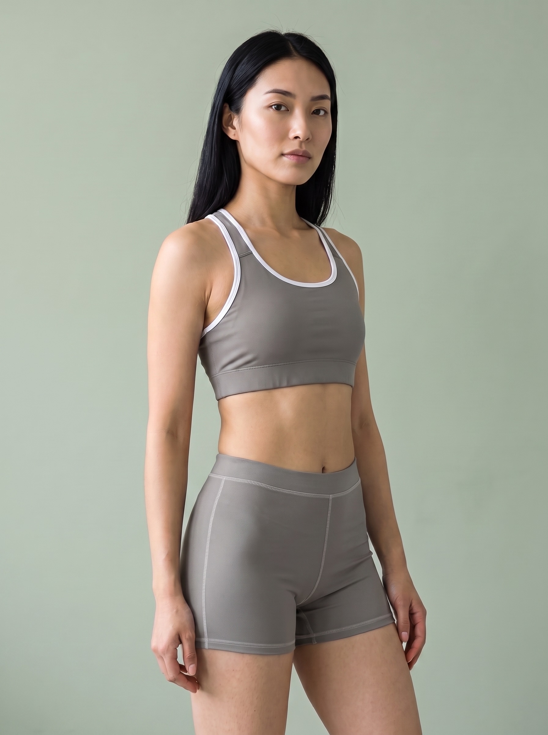 Classic Sports Bra in Nickel