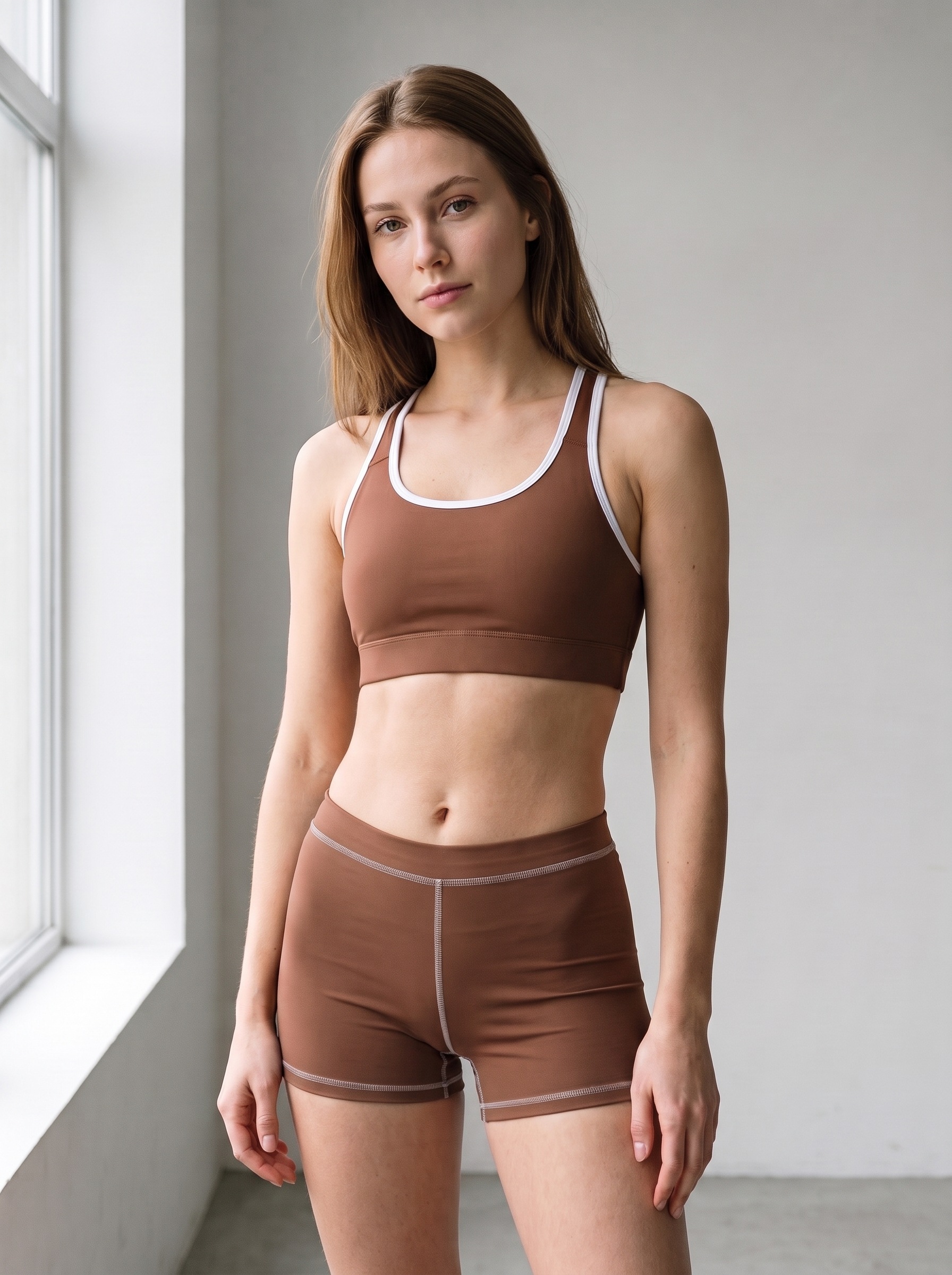 Short Shorts in Nutmeg