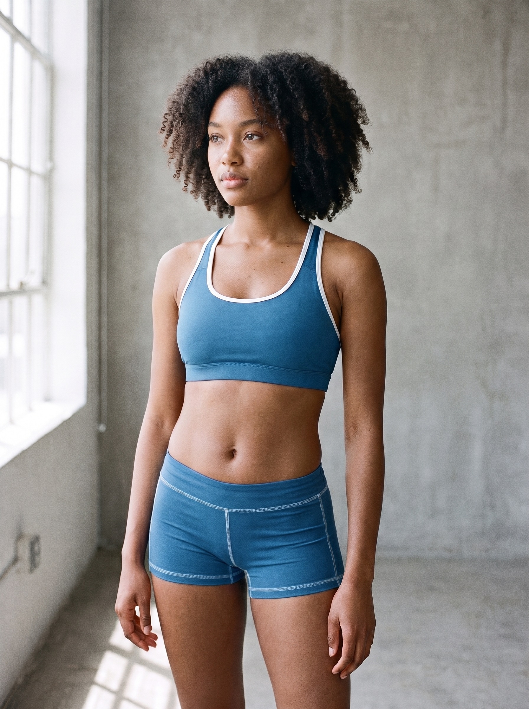 Classic Sports Bra in Pacific Blue