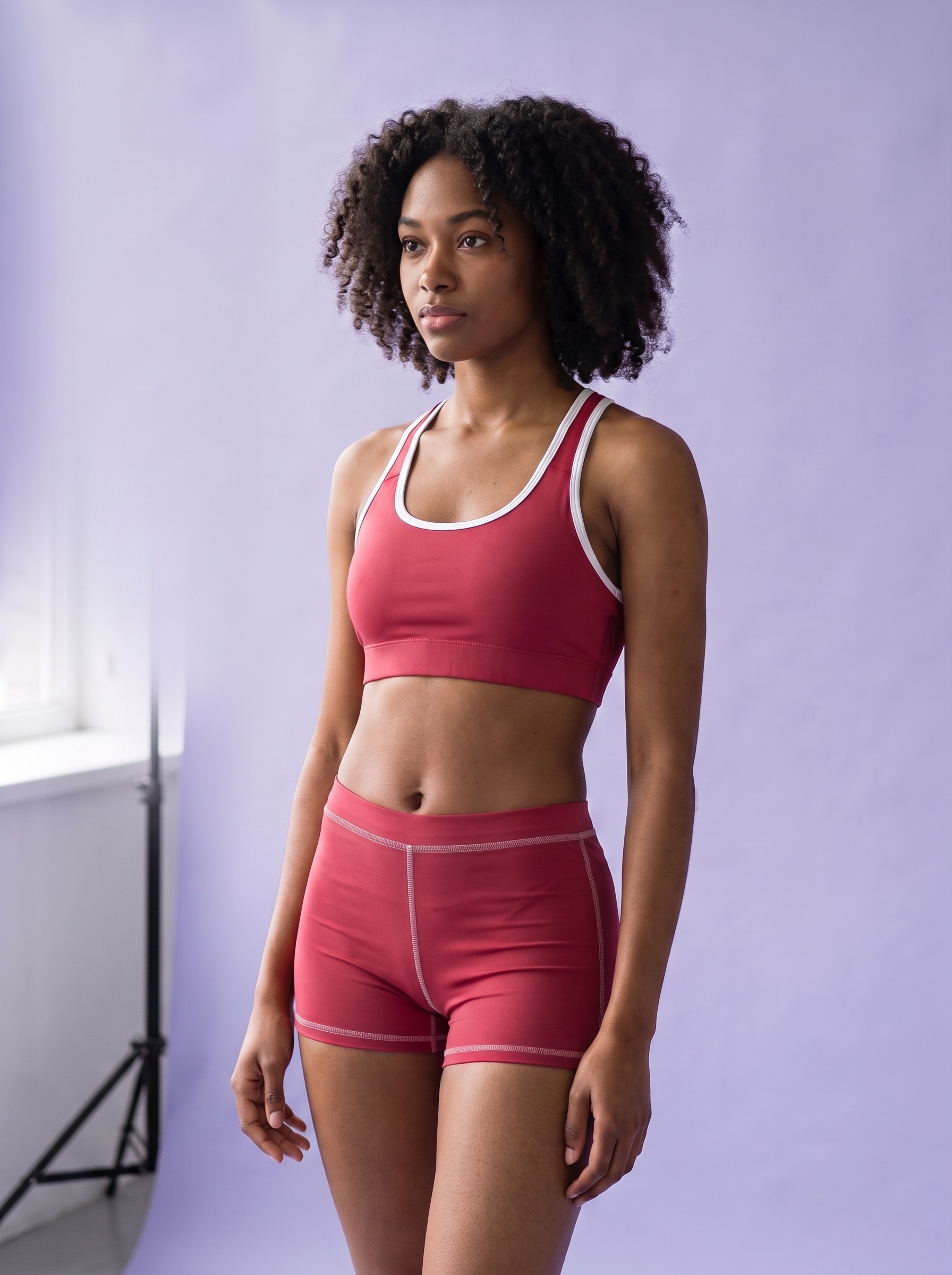 Classic Sports Bra in Pomegranate