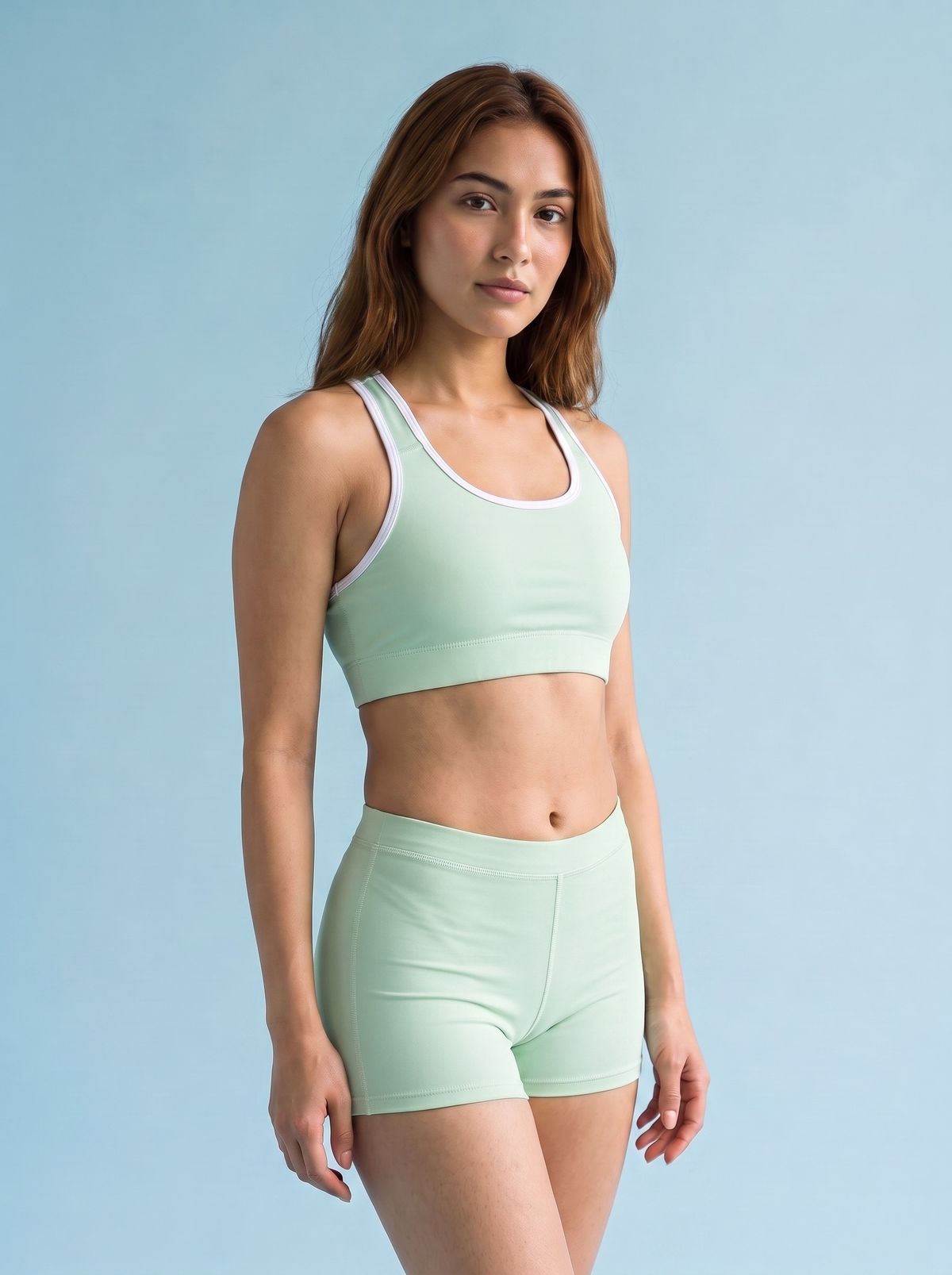 Powder Mint Short Shorts Short Shorts — Lolekai