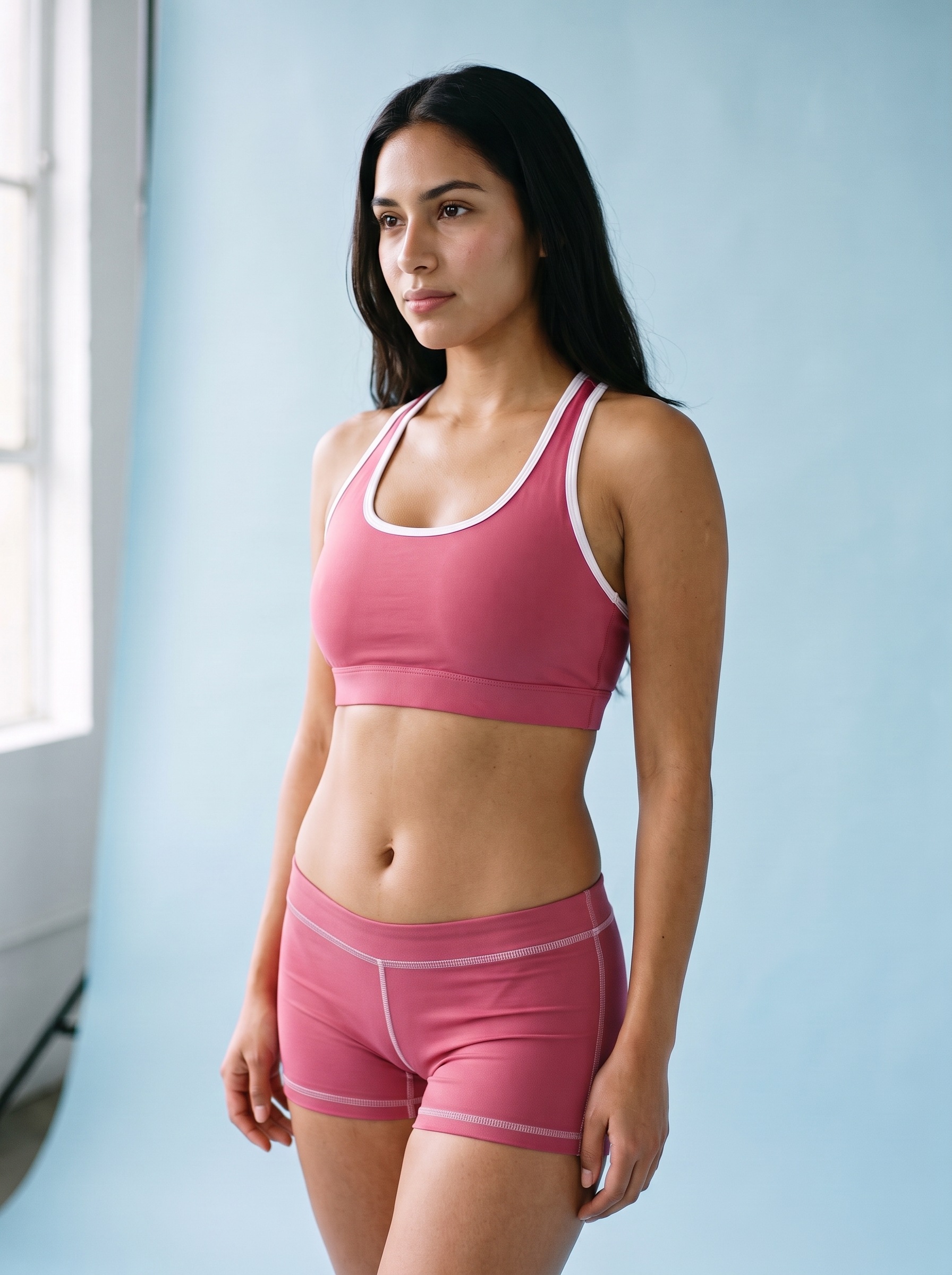 Classic Sports Bra in Rose