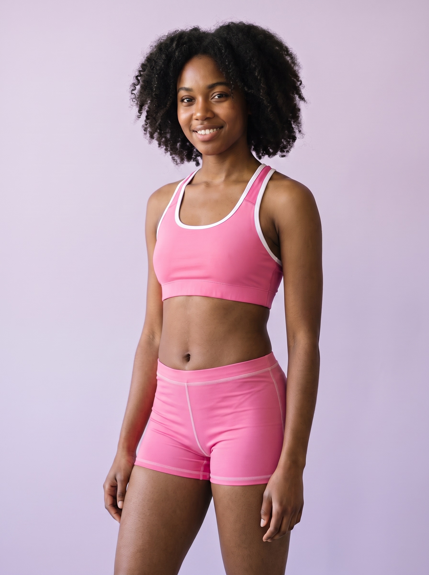Classic Sports Bra in Schiaparelli Pink