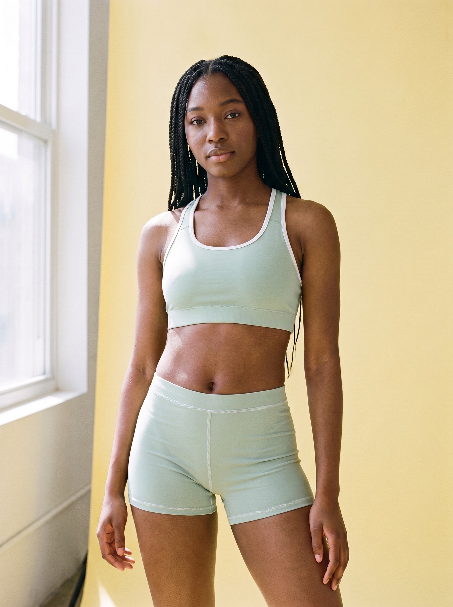 Classic Sports Bra in Sea Glass