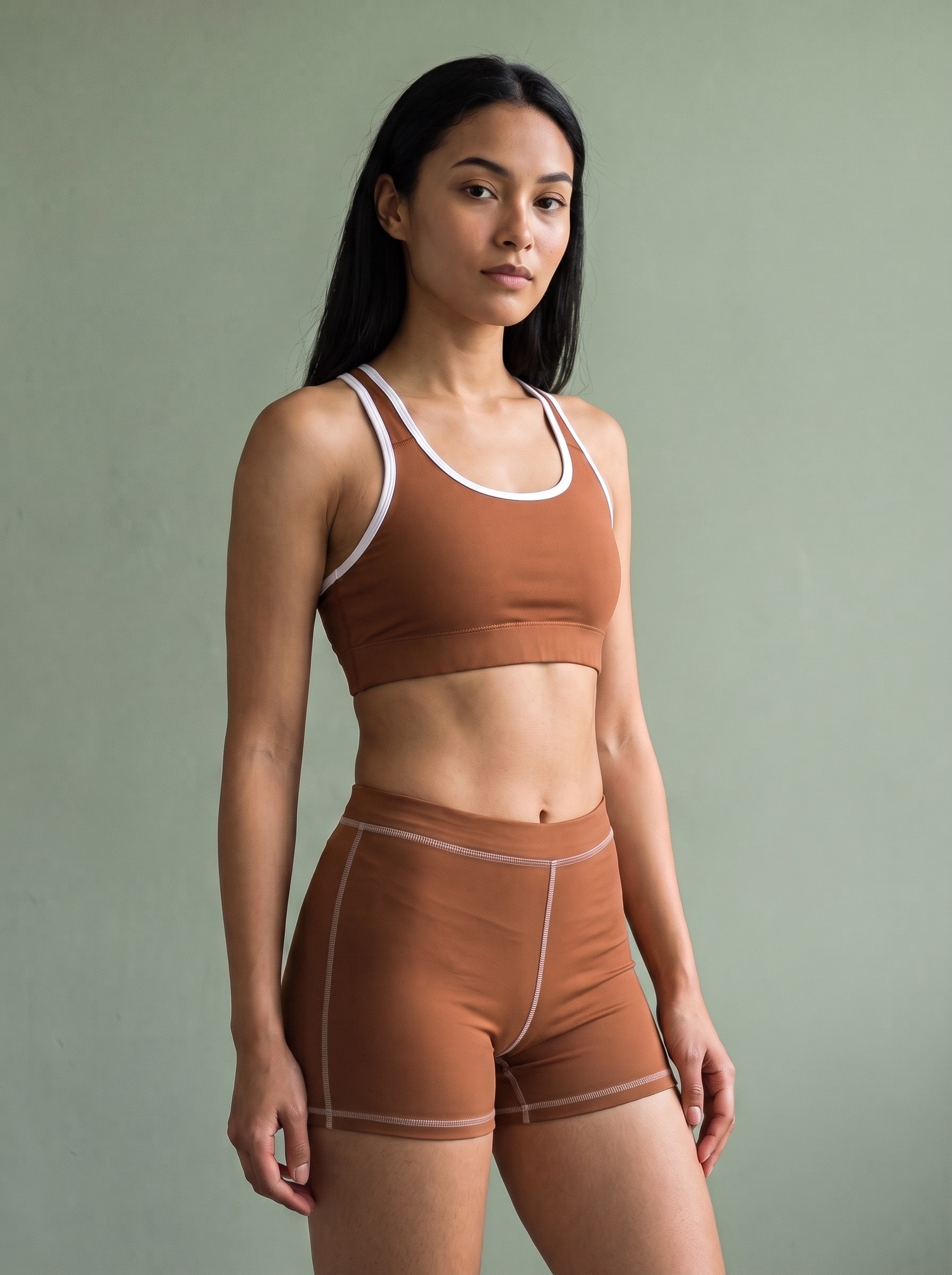 Short Shorts in Sienna