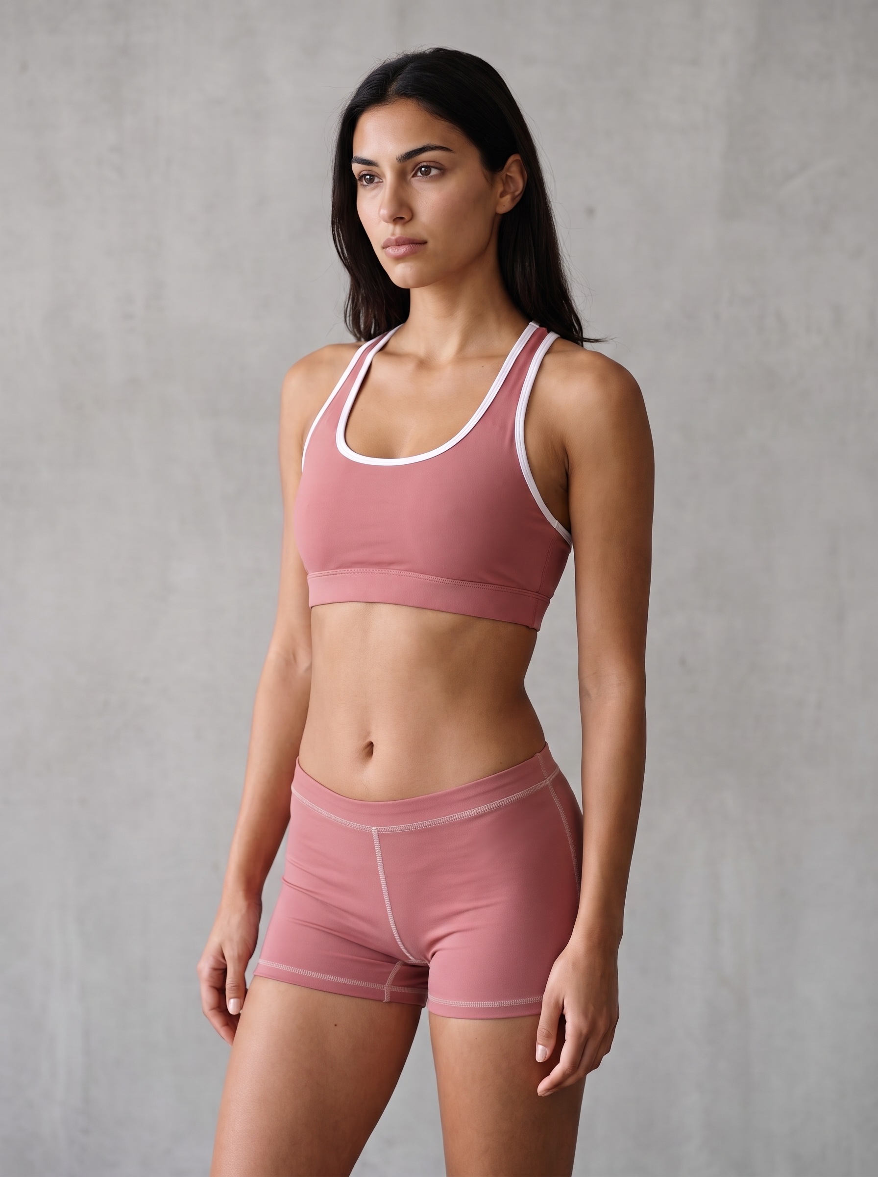Classic Sports Bra in Tea Rose