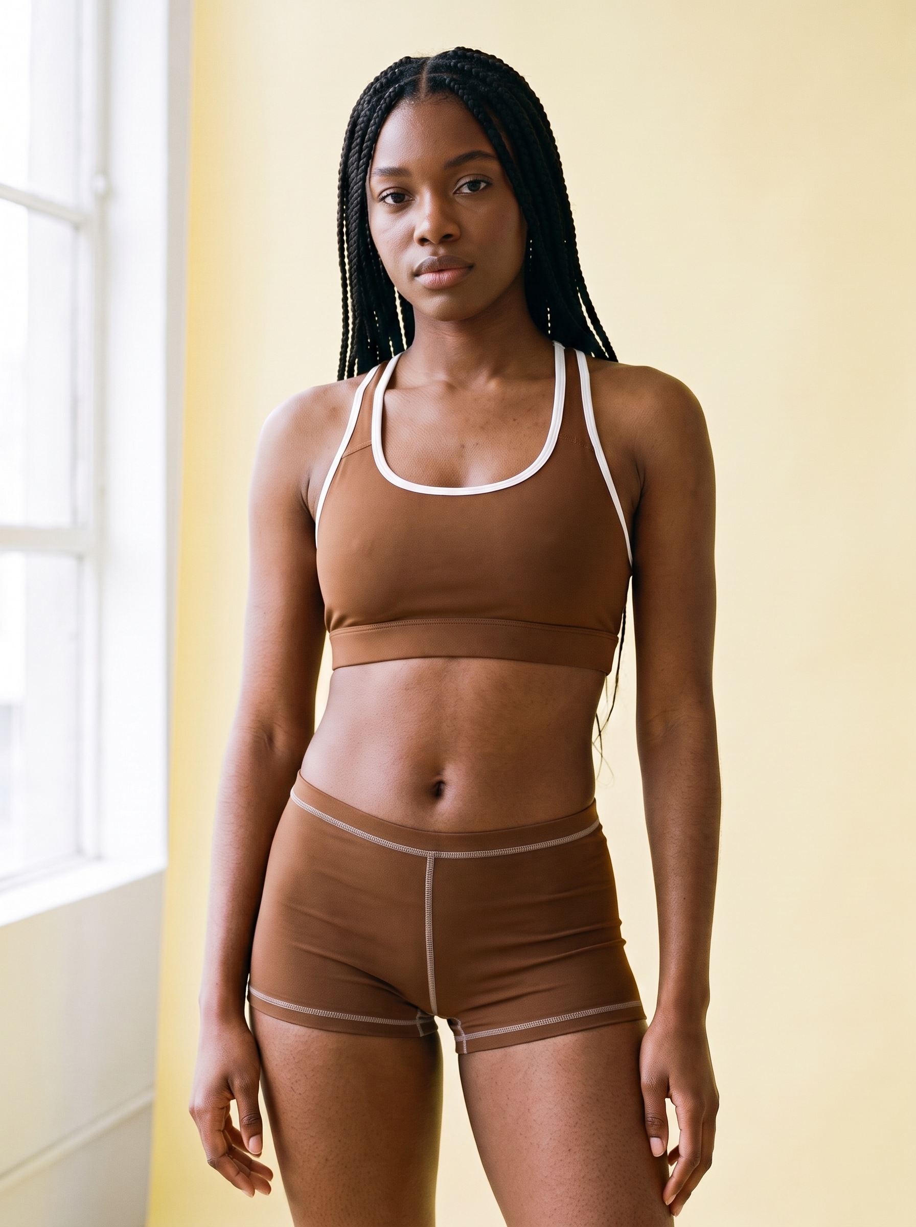 Classic Sports Bra in Tobacco
