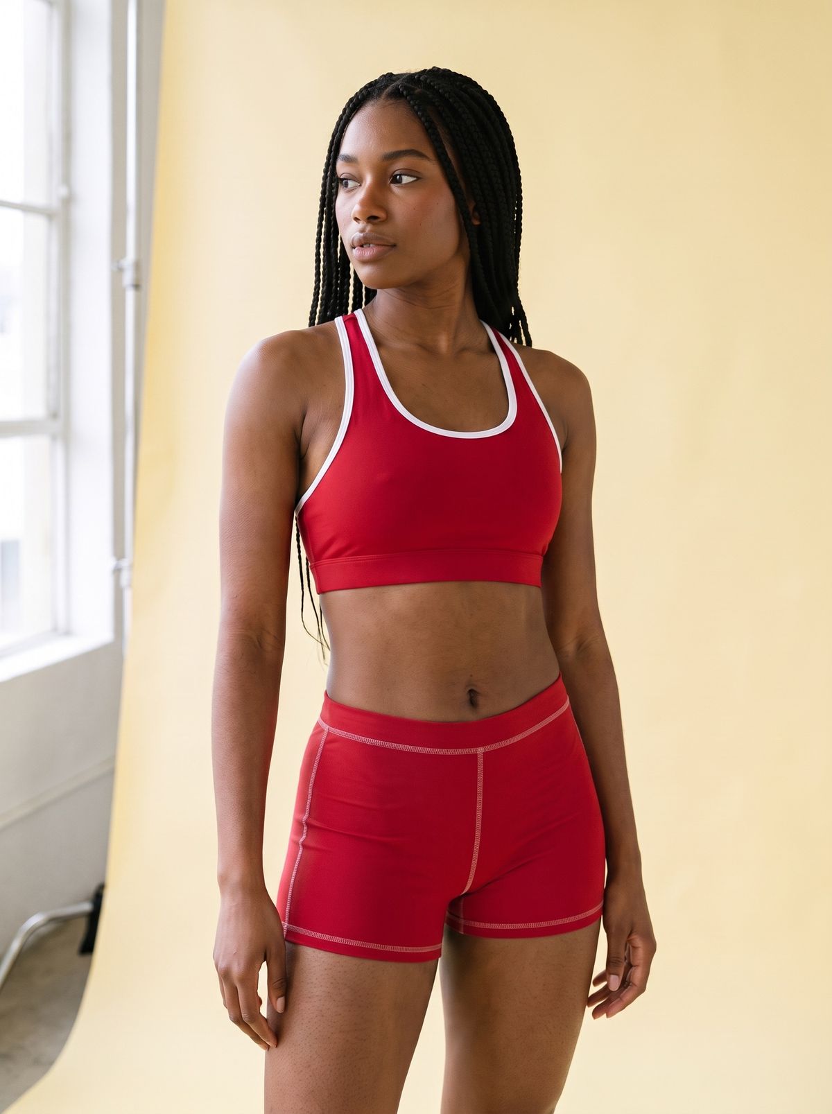 Valentino Red Short Shorts Short Shorts — Lolekai