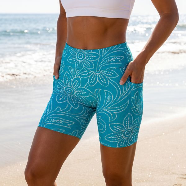 Batik Collection women's biker shorts