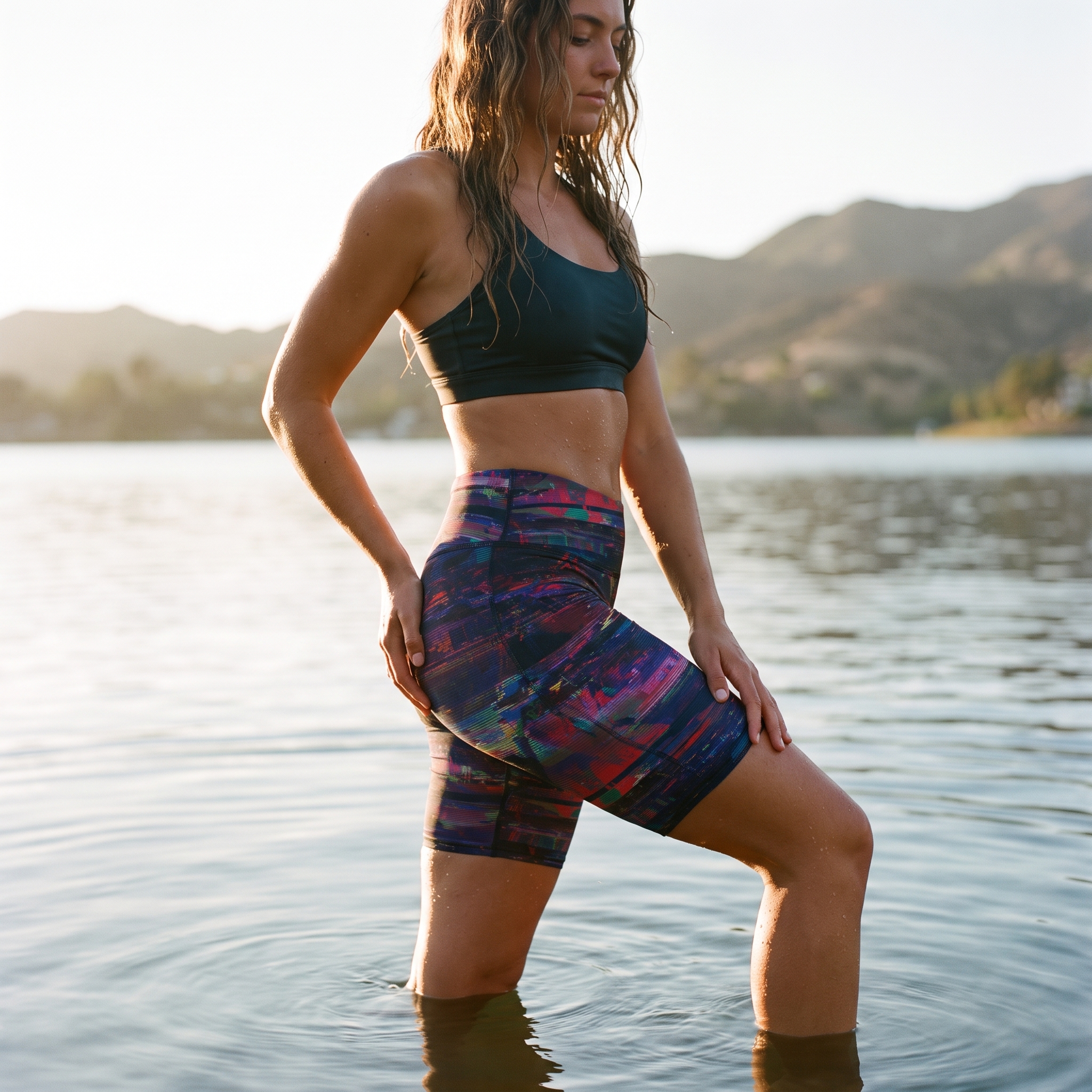 Biker shorts in Haze