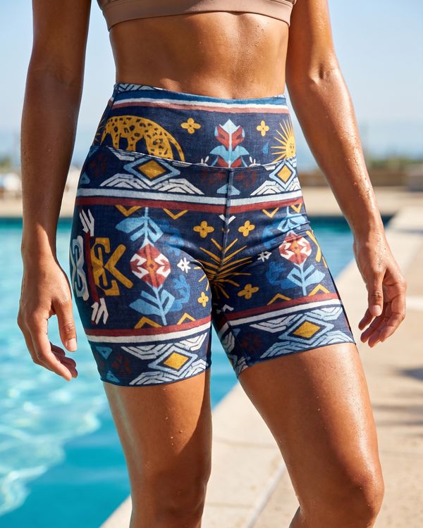 Pampas Collection high-rise shorts