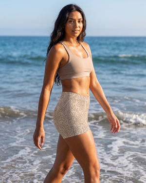 Angora Gelang Mid-Rise Shorts bikini — Lolekai