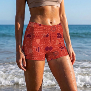 Lava Falls Elysium Mid-Rise Shorts Short Shorts — Lolekai