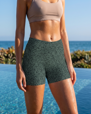 Sycamore Banyu Mid-Rise Shorts bikini — Lolekai