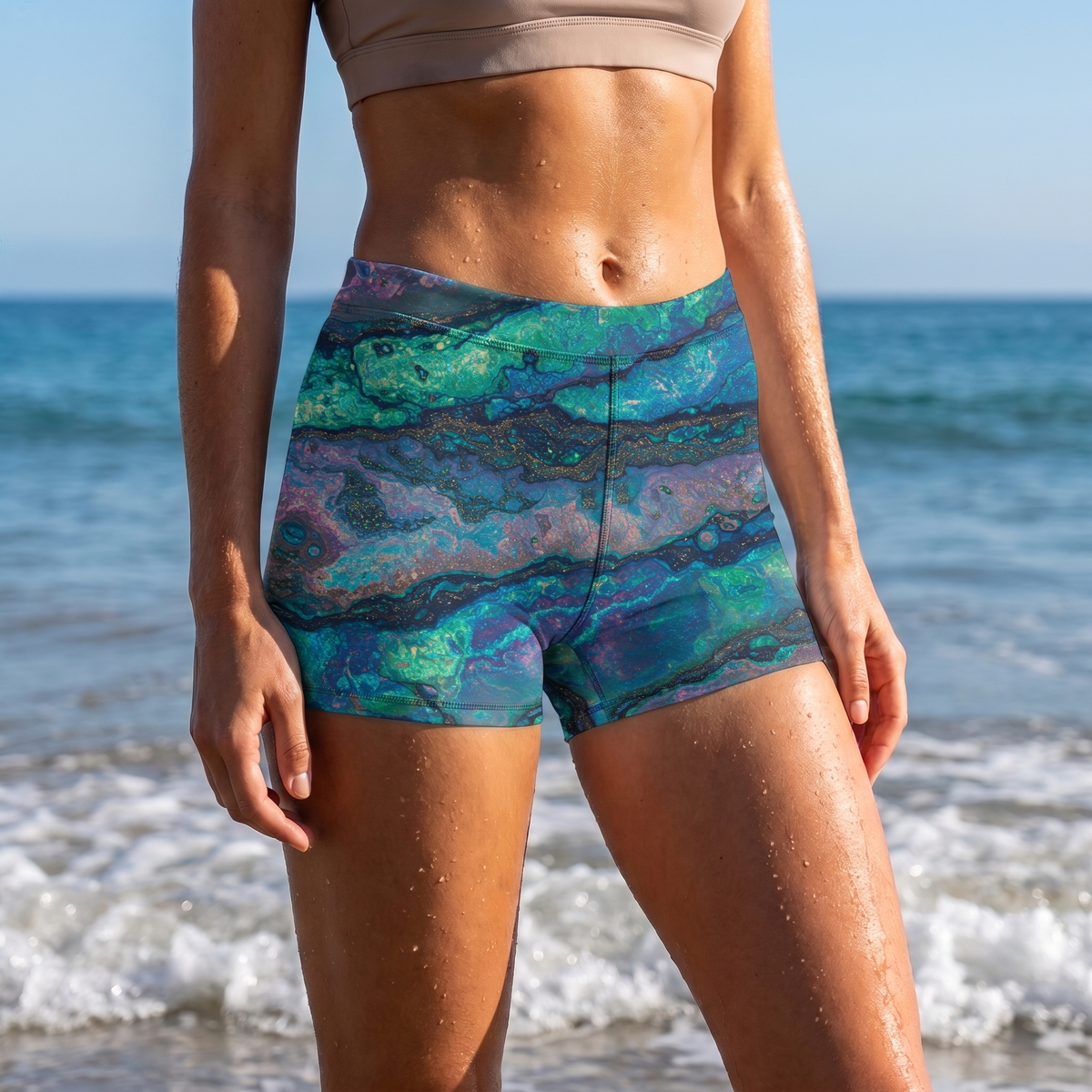 Lustre Mid-Rise Shorts Short Shorts — Lolekai