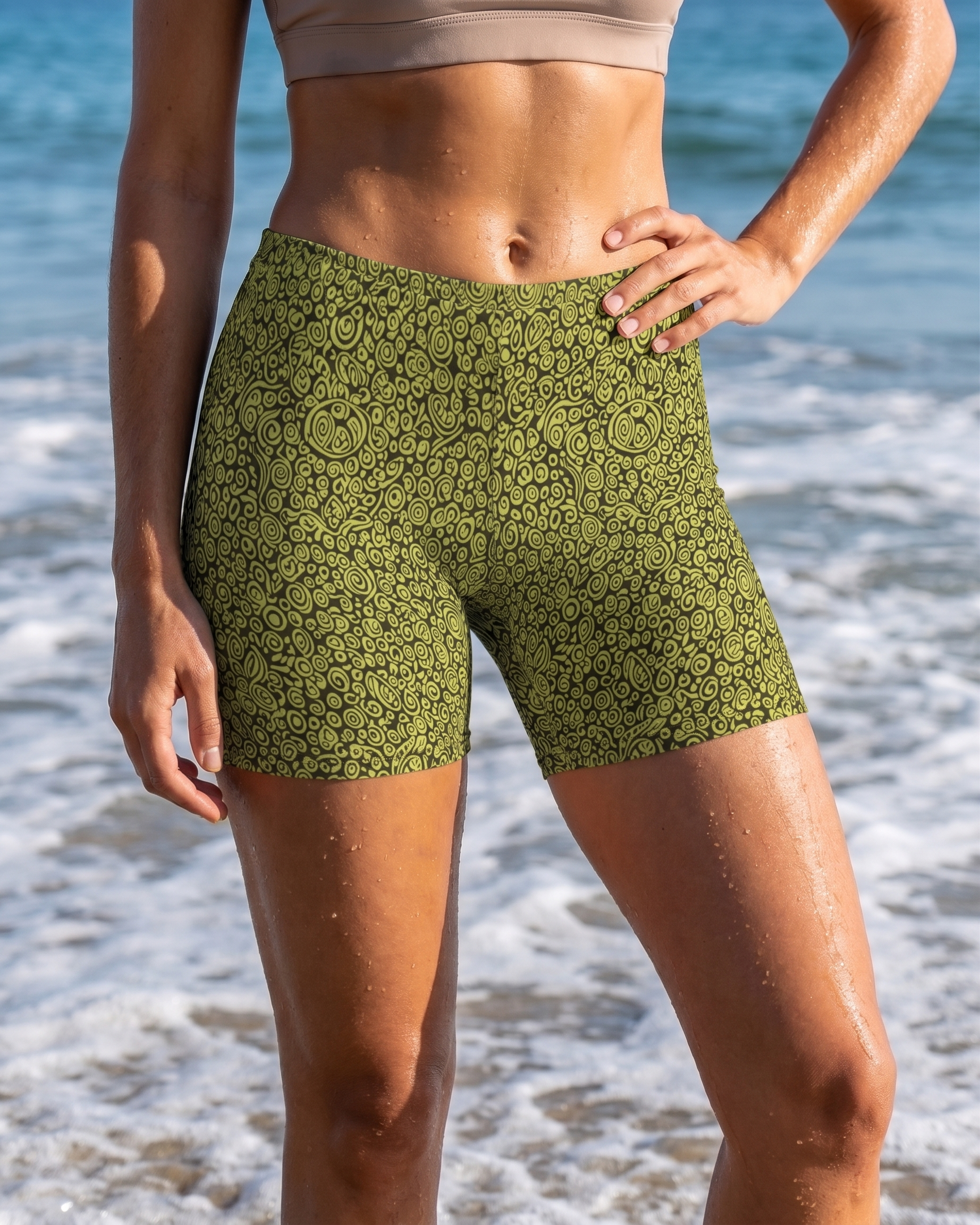 Mid-Rise in Runway Chartreuse Banyu
