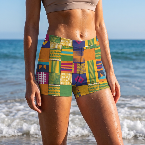 African Collection short shorts