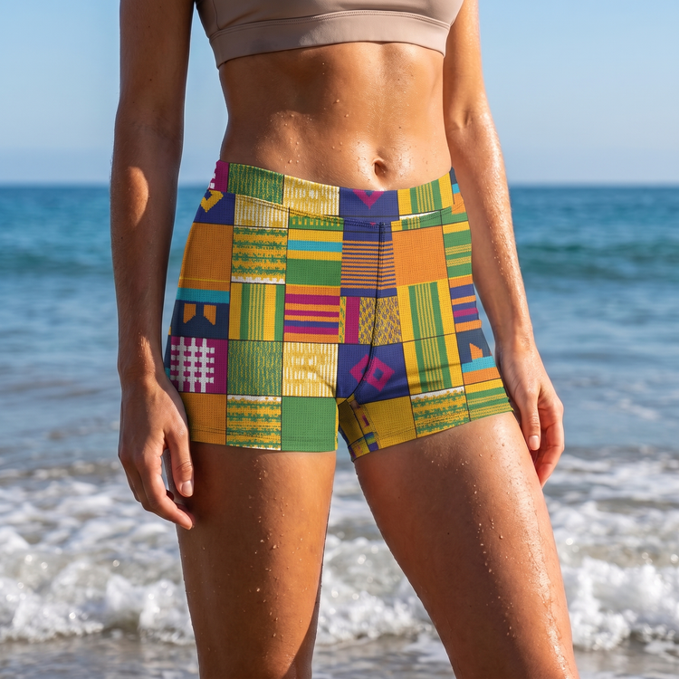 African Collection short shorts