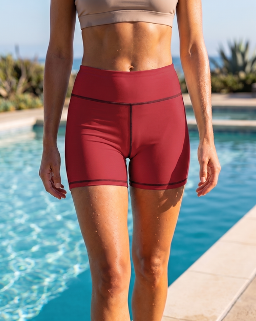 Ruby High-Rise Shorts Yoga Shorts — Lolekai