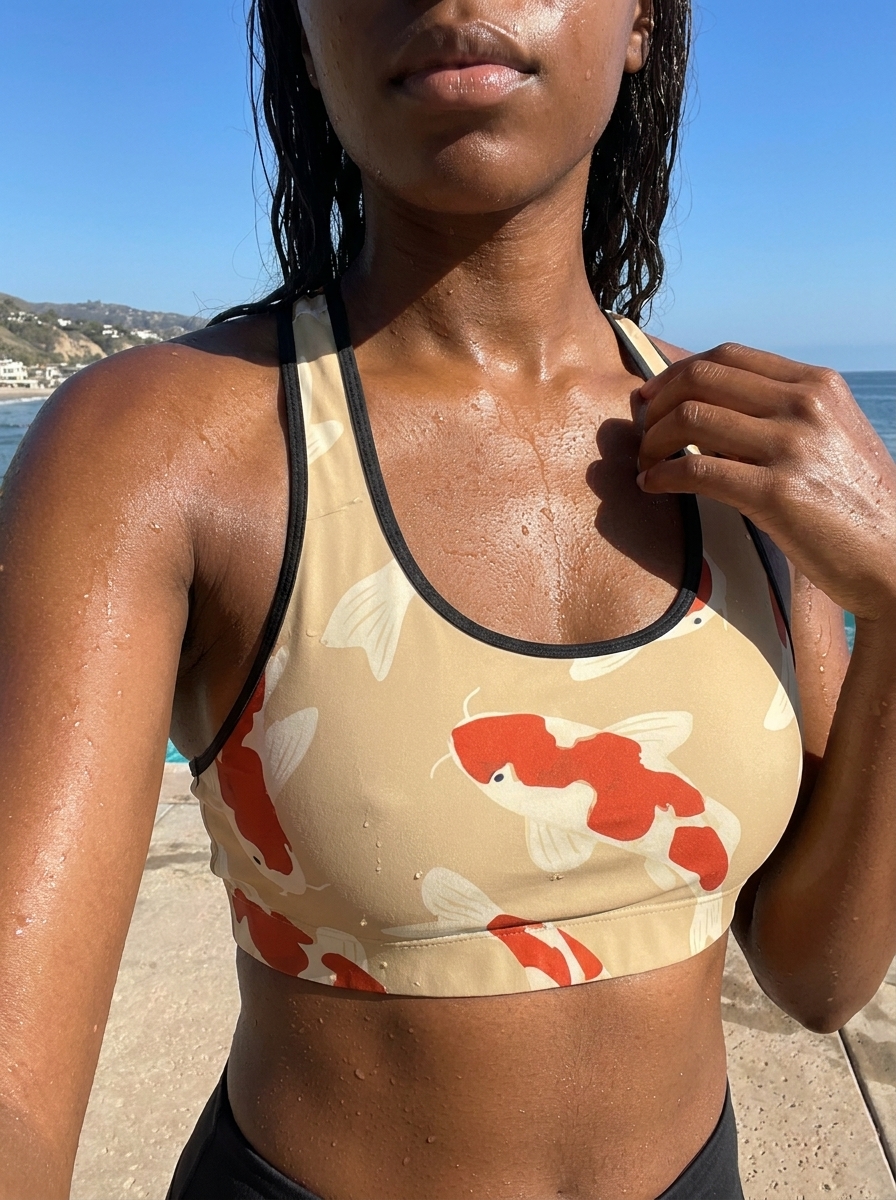 Swim/Gym Bra in Eclipse