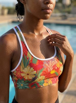 Blossom Swim & Gym Bra Sports Bra — Lolekai