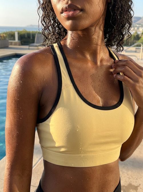 Vanilla Swim & Gym Bra Sports Bra — Lolekai