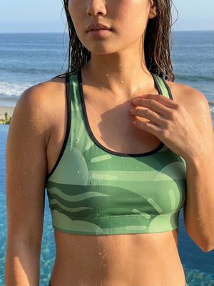 Jelly Mint Dusk swim & gym bras