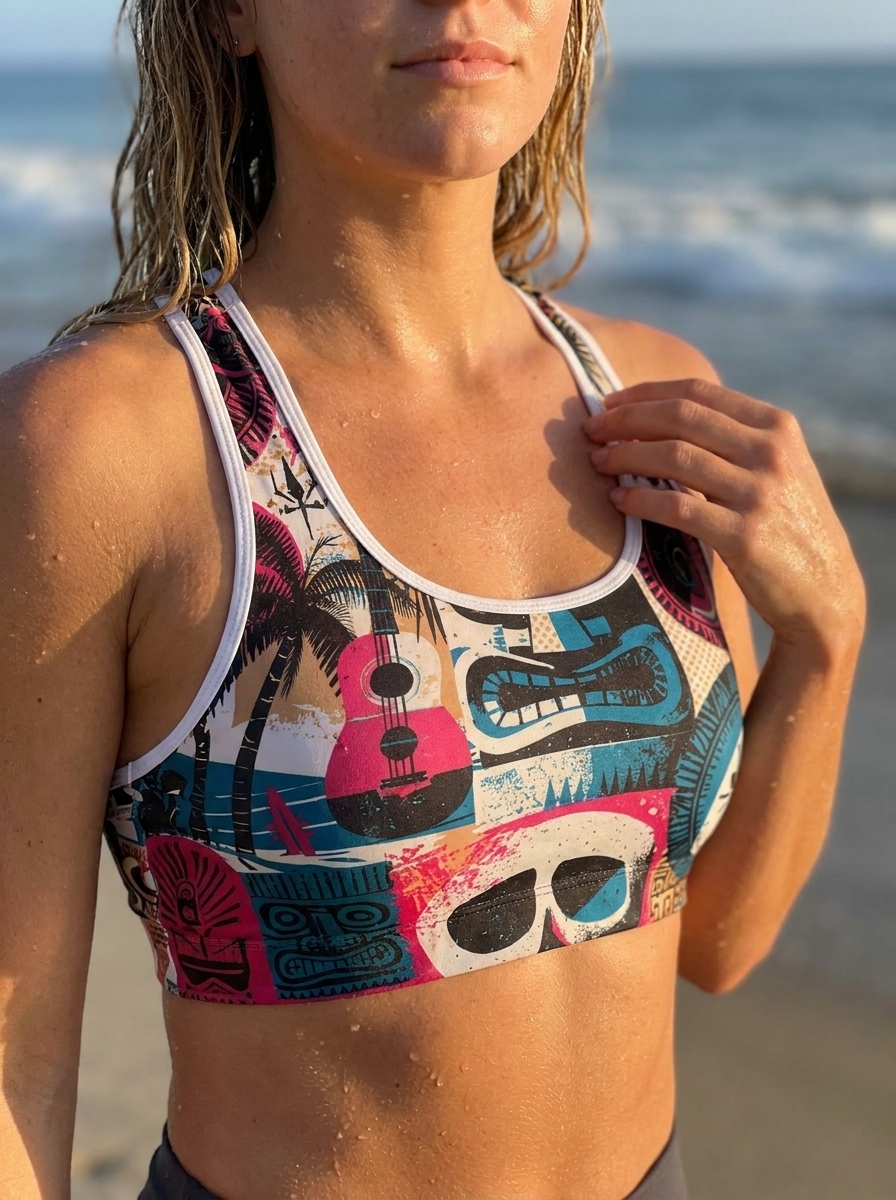 Swim & Gym Bra in Kahuna