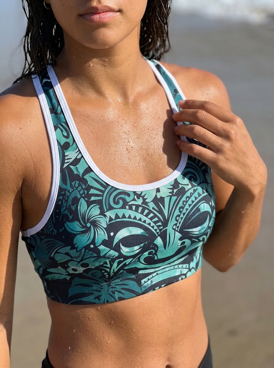 Swim/Gym Bra in Honua Kai