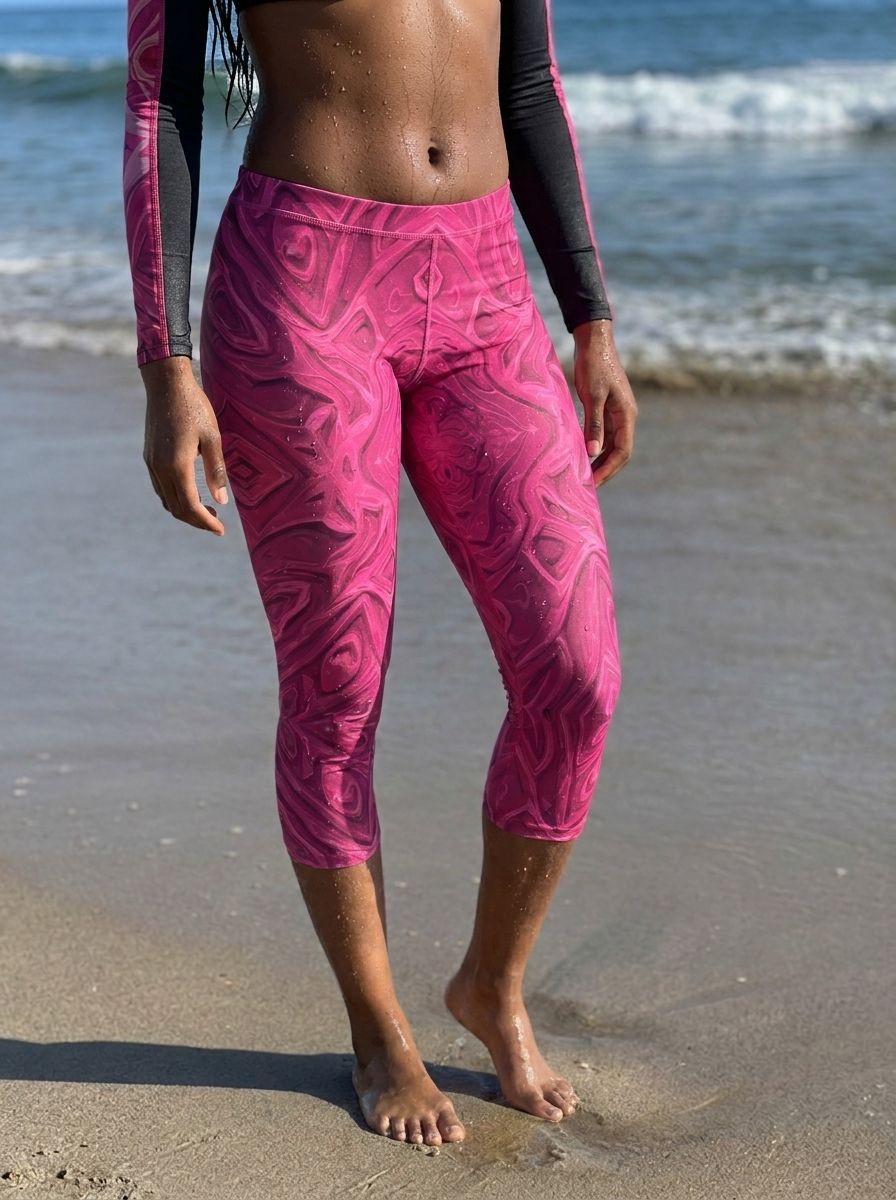 Petal Leggings Capri Leggings — Lolekai