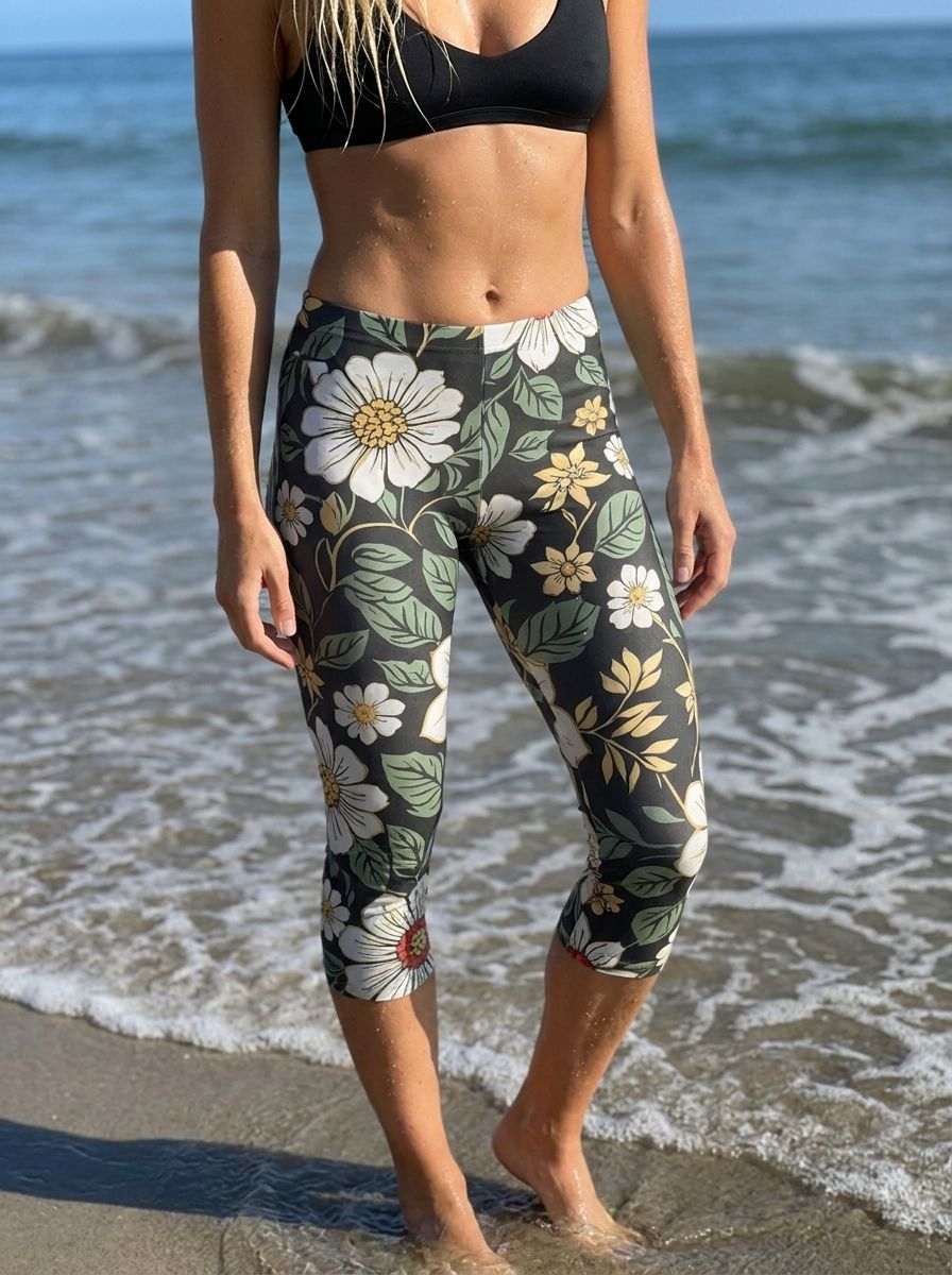 White Onyx Sedi Capri Leggings Capri Leggings — Lolekai