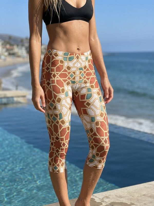 Alhambra Collection swim & gym capri leggings