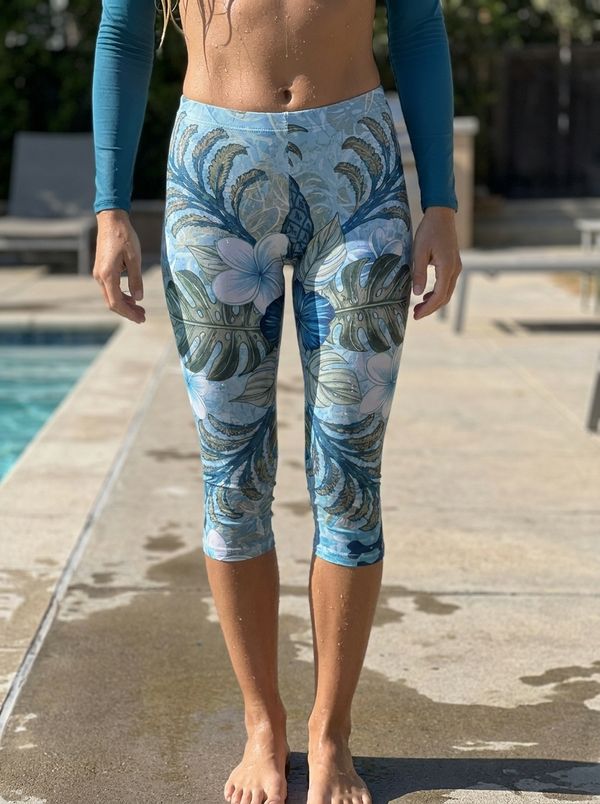 Hawaiian Collection swim & gym leggings