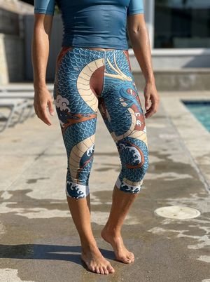 Alexandrite Narin Leggings Capri Leggings — Lolekai