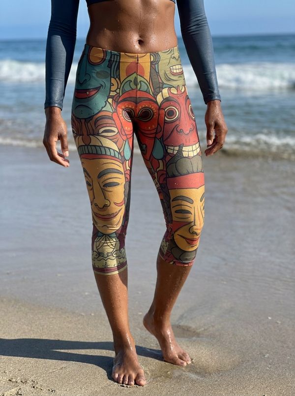 The Hundred Faces swim & gym leggings