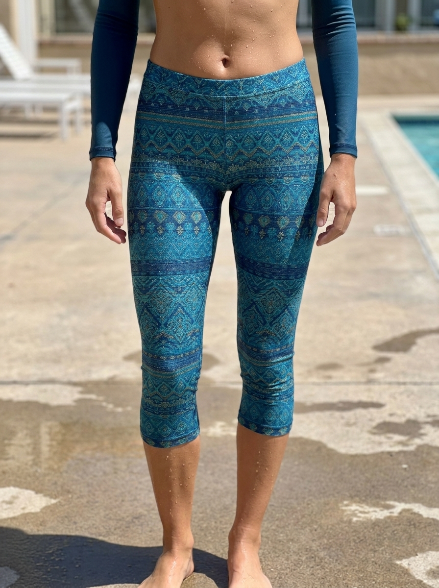 Capri in Neon Aqua Serenade