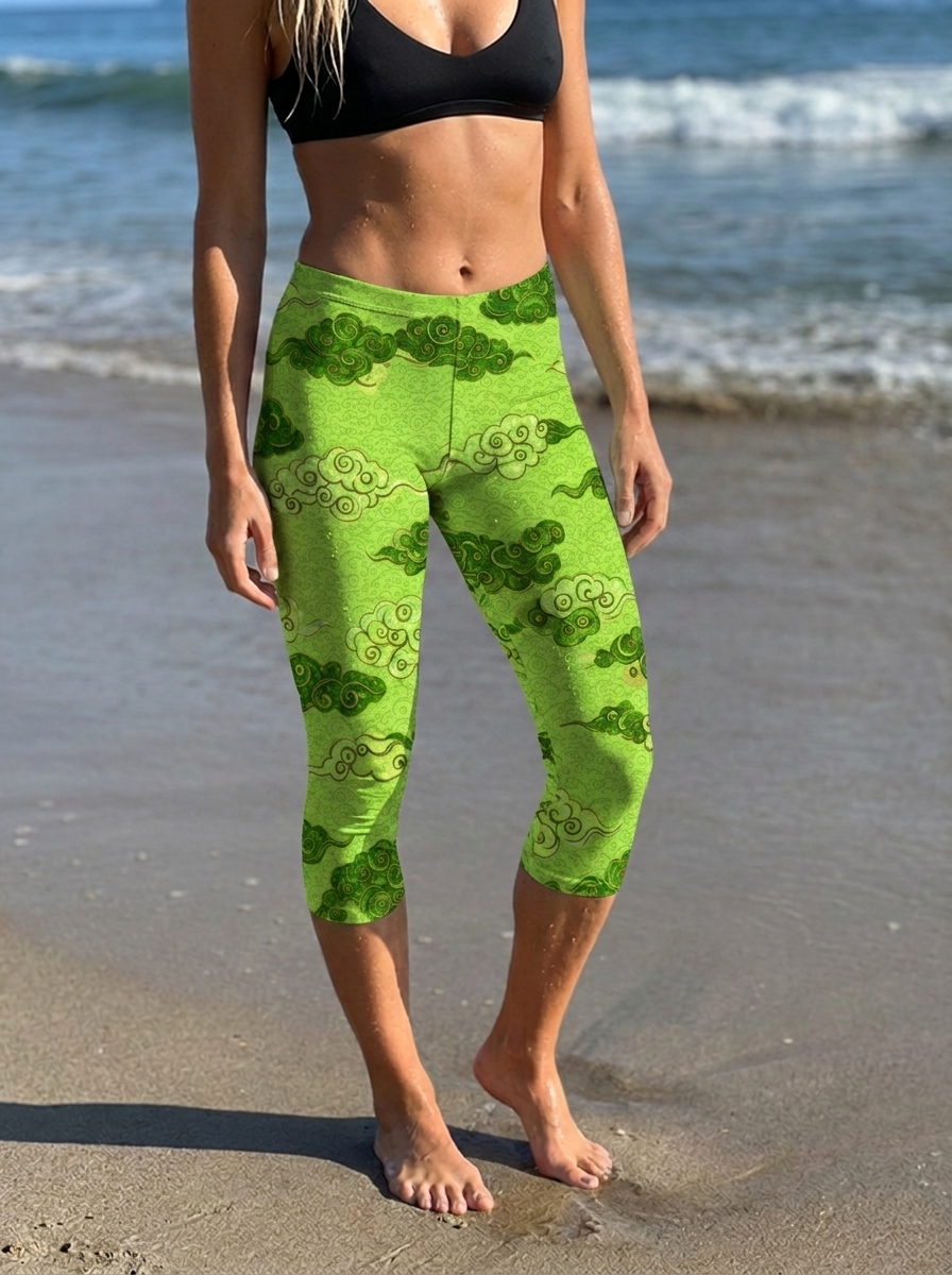 Capri in Neon Green Cumulus