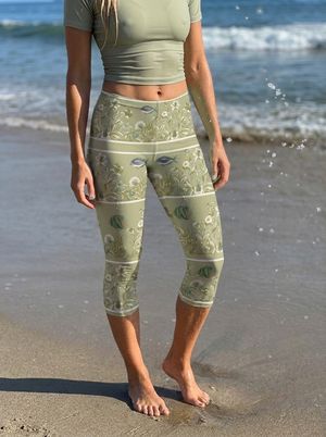 Sage Chorus swim & gym leggings