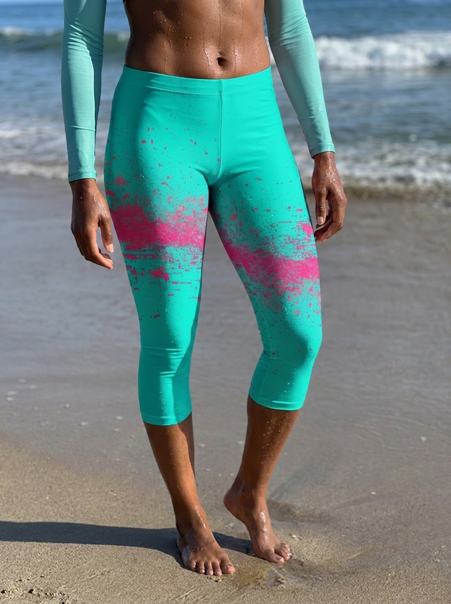 Capri in Turquoise Hot Pink Pixelate