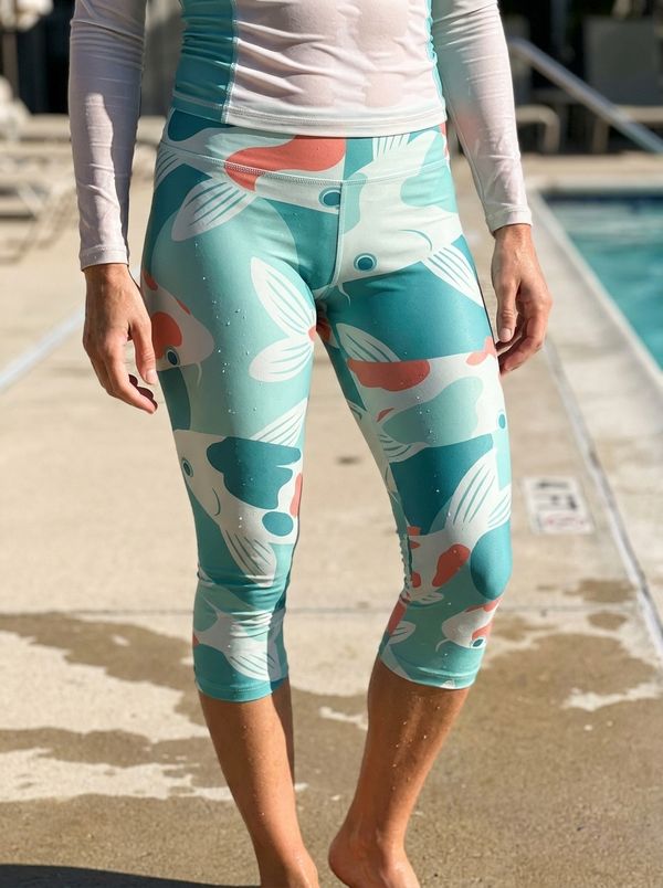 Koi Collection swim & gym capri leggings