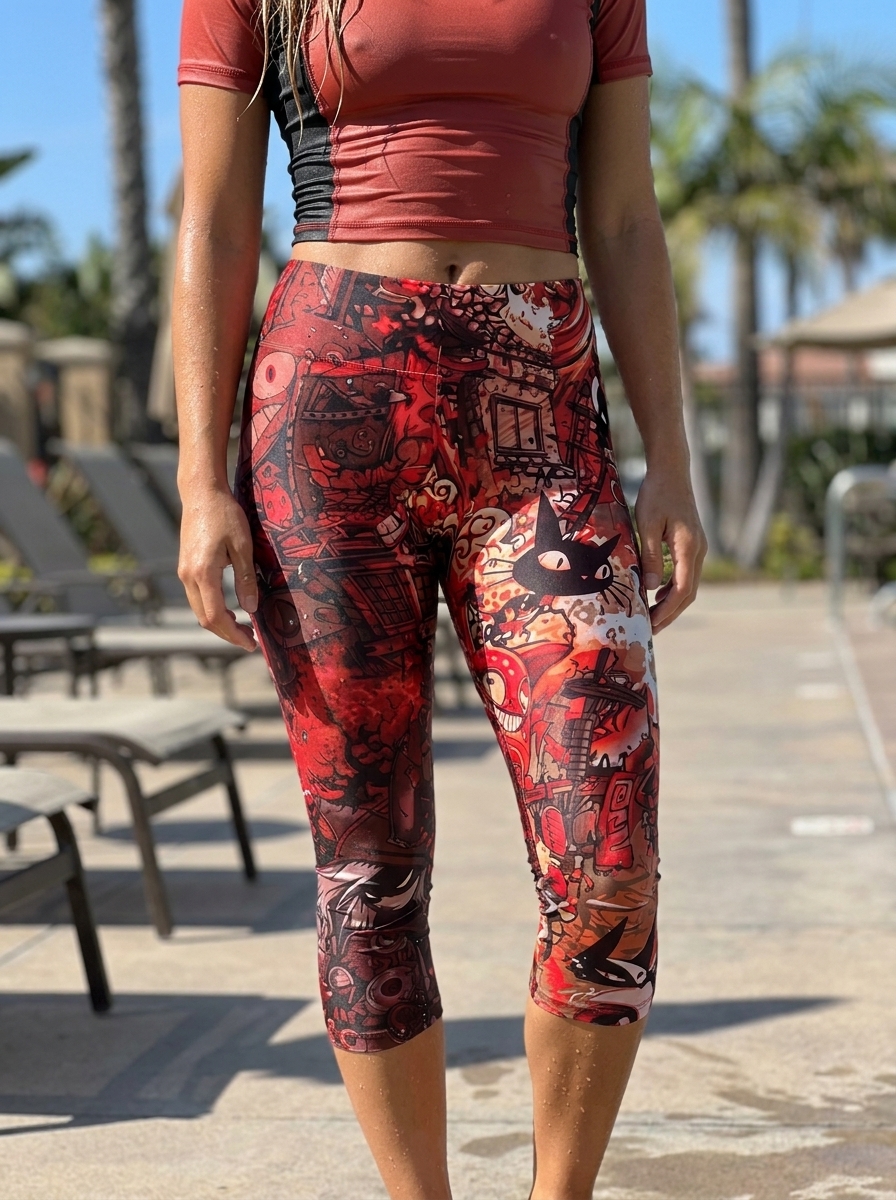 Capri in Fiery Red Bakeneko