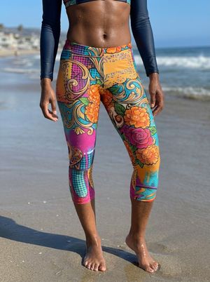 Catrina swim & gym capri leggings