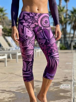 Lani Poni swim & gym capri leggings