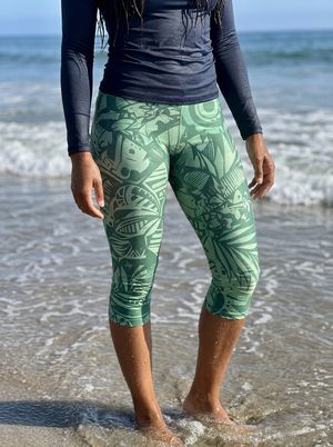 Jelly Mint Lani Kai Leggings Capri Leggings — Lolekai