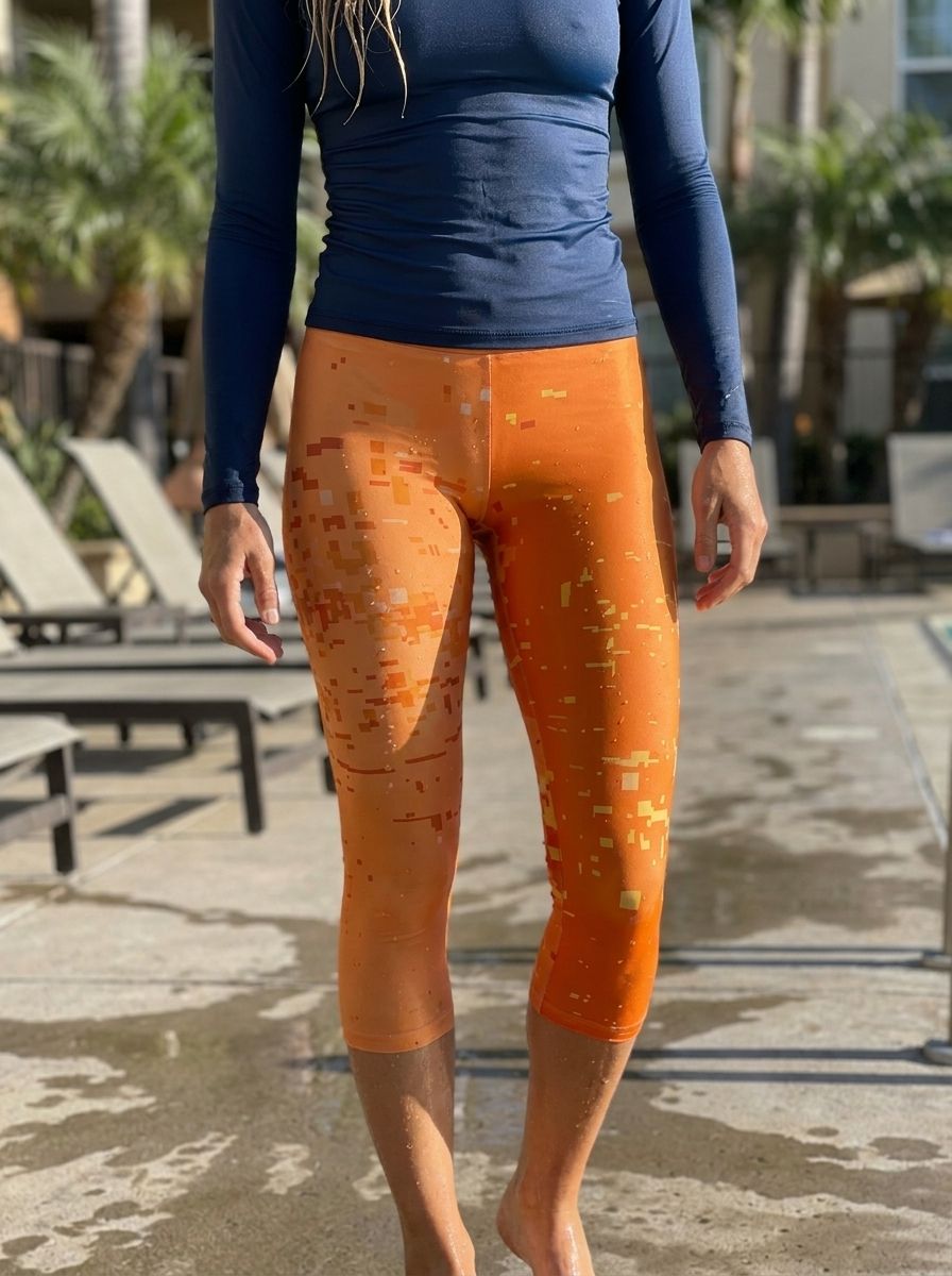 Muskmelon Mirage Capri Leggings Capri Leggings — Lolekai