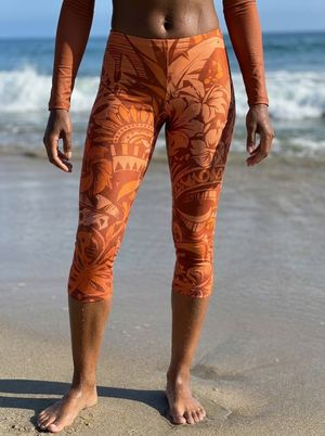 Muskmelon Honua Poni swim & gym capri leggings
