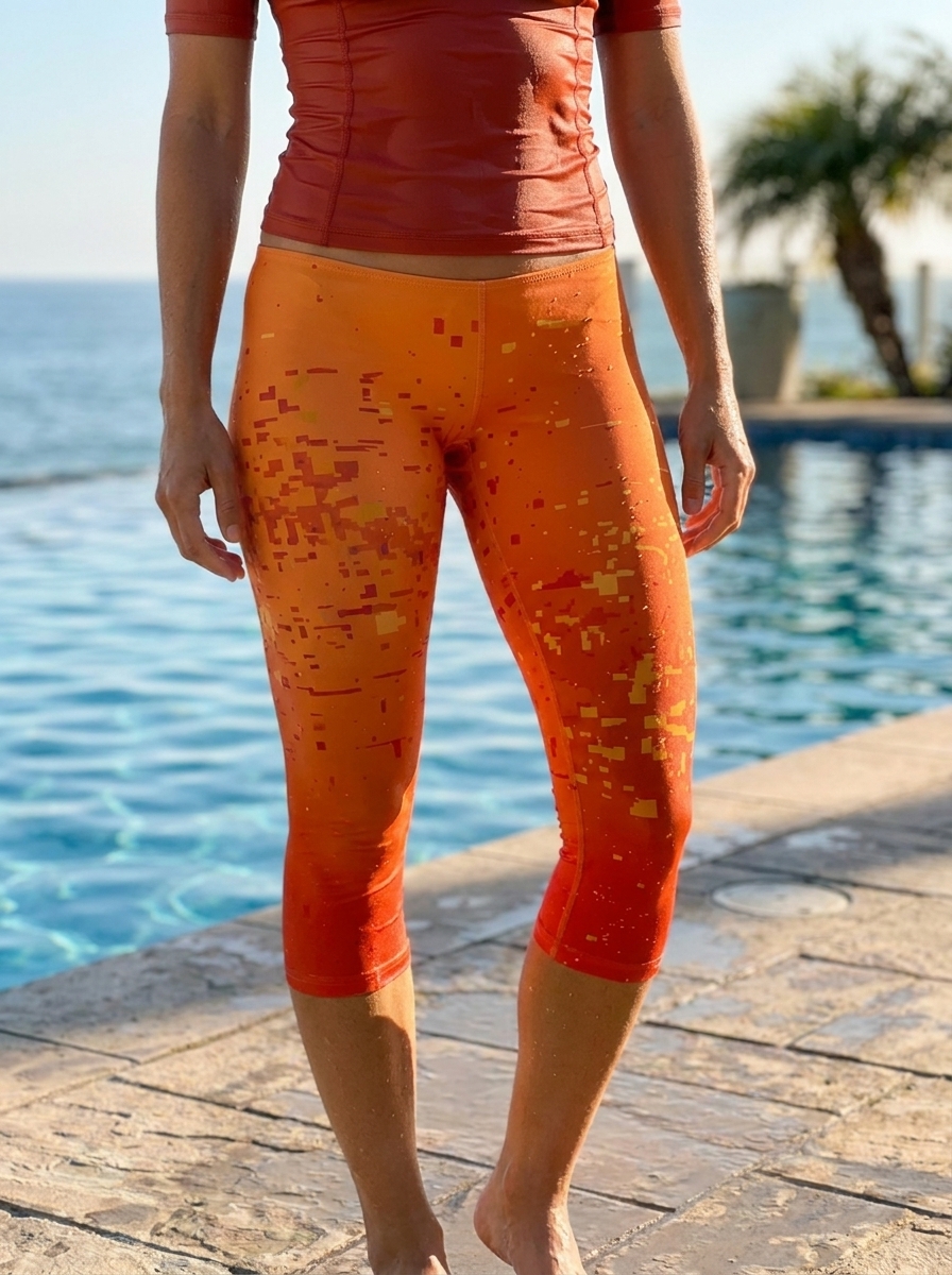 Capri in Citrus Orange Riptide