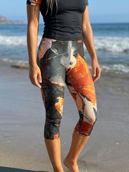 Ronin swim & gym capri leggings