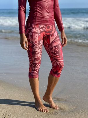 Hot Pink Lani Kai Leggings Capri Leggings — Lolekai