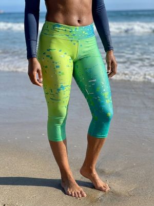 Surge swim & gym capri leggings